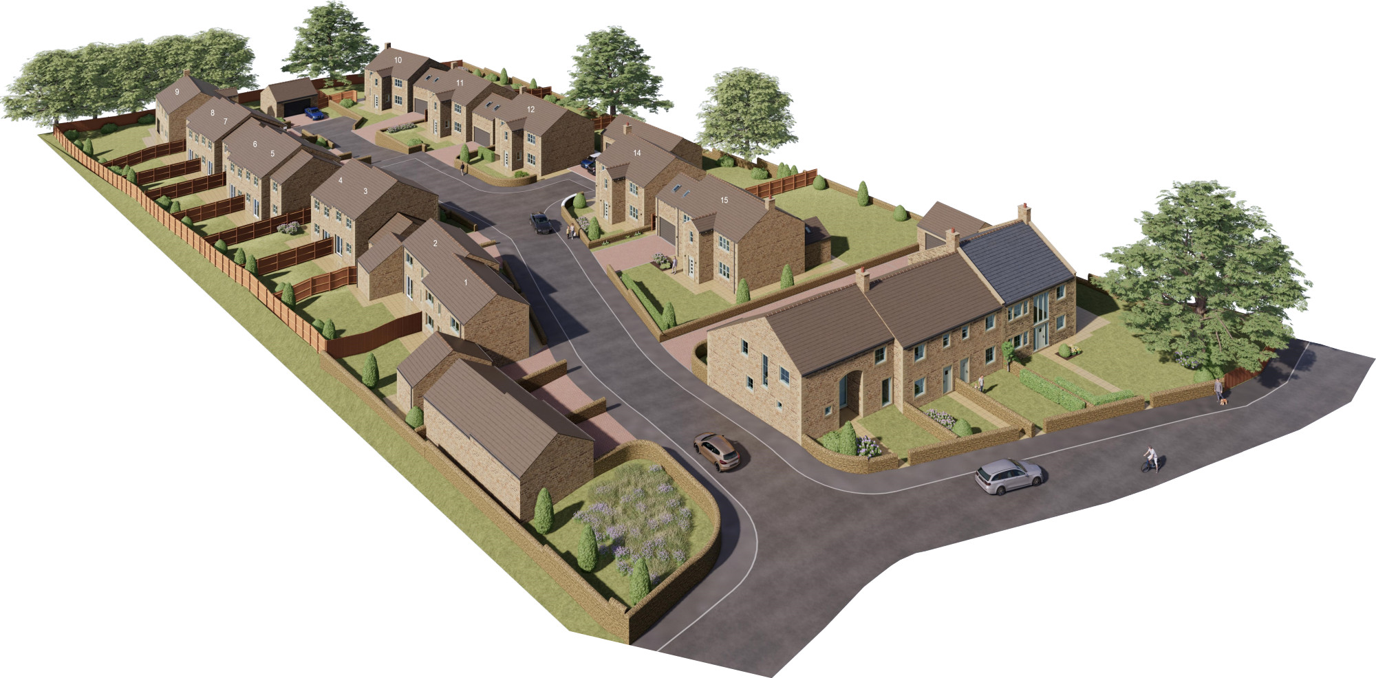 Loughber Croft Barnoldswick 3D model view