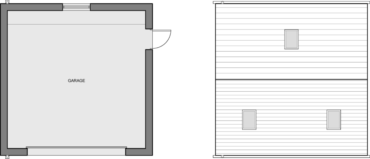 Loughber Croft Barnoldswick Type B house floorplan garage