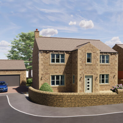 Sycamore Croft Barnoldswick Type B house front view