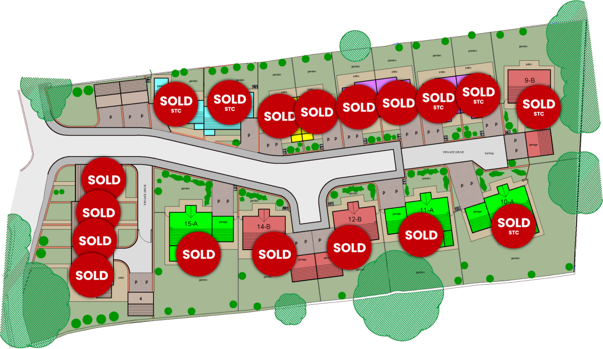 Loughber Croft Barnoldswick site plan