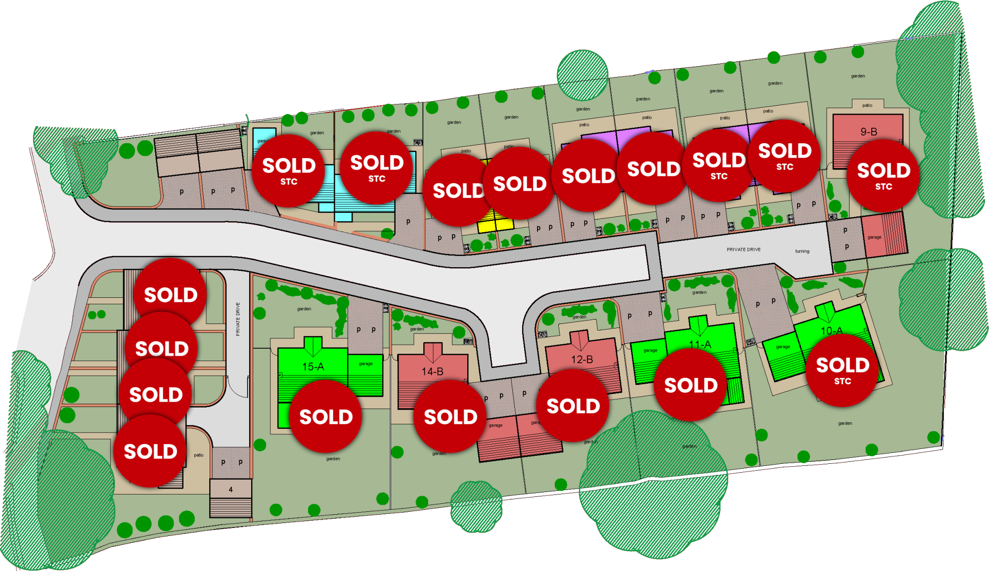 Loughber Croft Barnoldswick site plan Loughber Croft Barnoldswick site plan