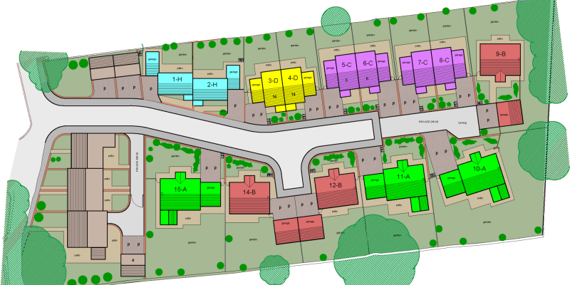 Loughber Croft Barnoldswick site plan